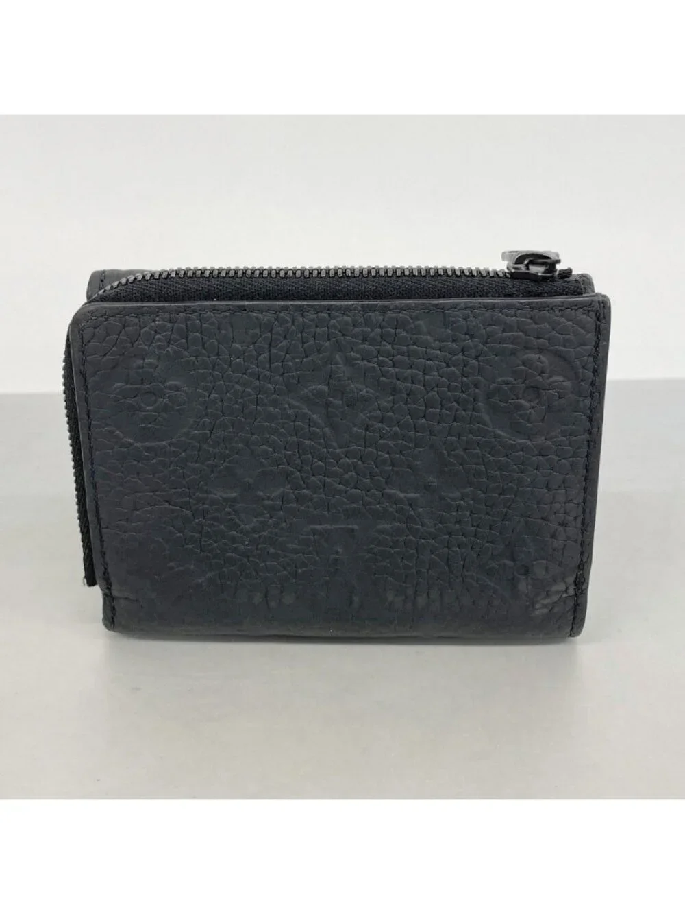 Louis Vuitton Trifold Wallet Monogram Empreinte Portefeuille Pilot Noir